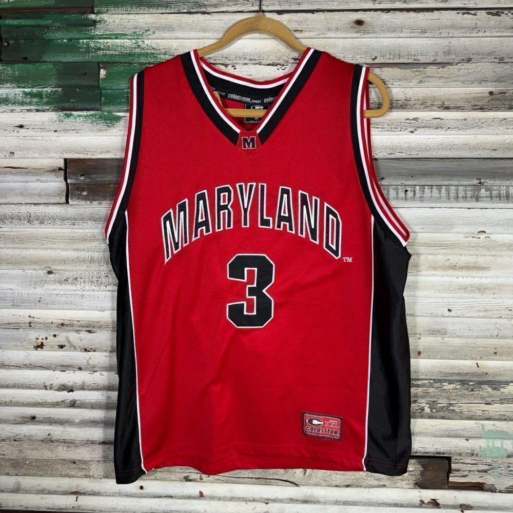 Maryland Terrapins # 3 Basketball Jersey